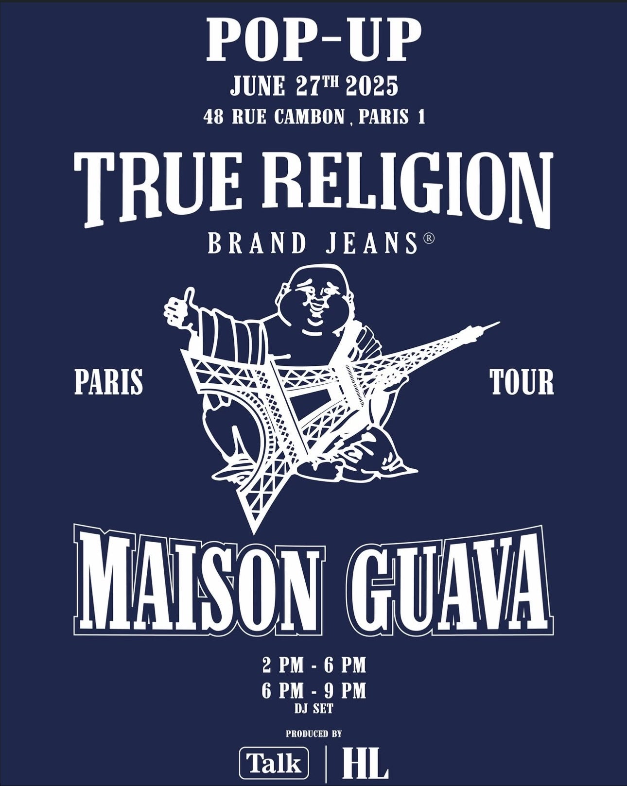 TRUE RELIGION X MAISON GUAVA