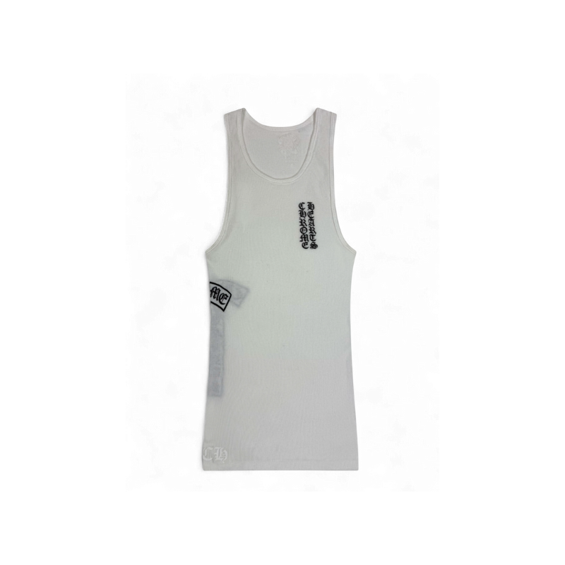 Tank Top T-Bar White | Chrome Hearts
