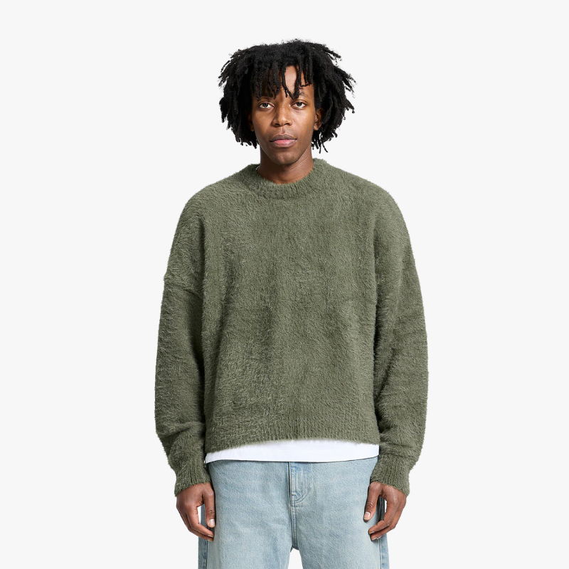 Knitwear Furry Darkgreen | Reternity