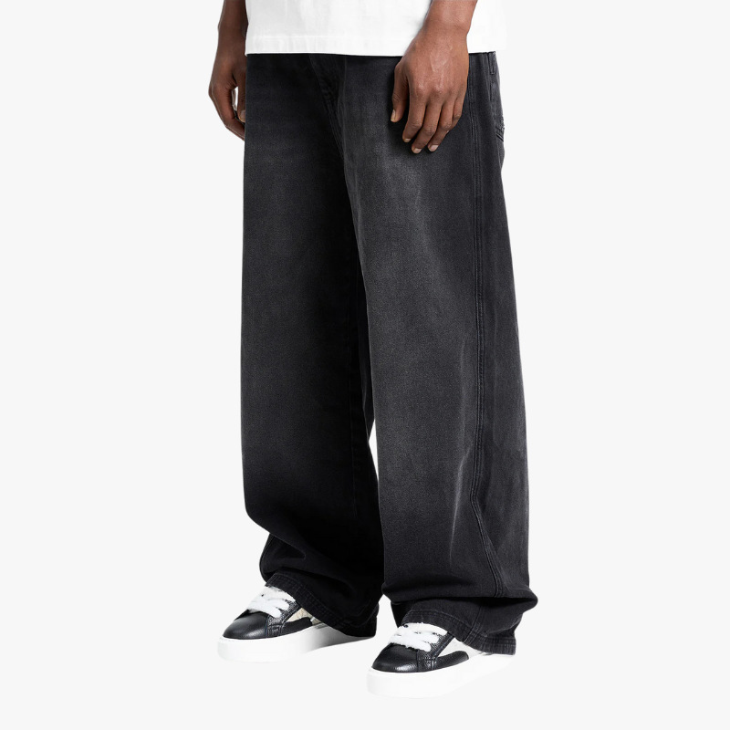 Jeans Washed Black | Reternity