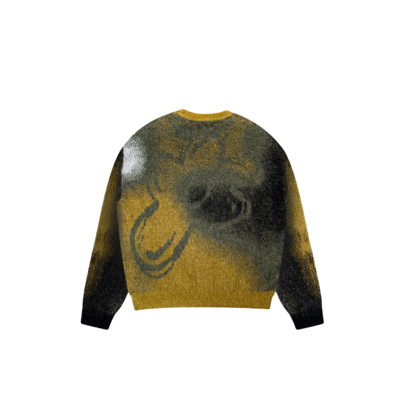 Knitwear Mohair Sweater Green | Flower Instincts