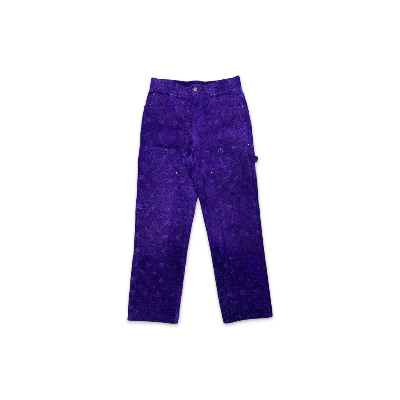 Cargo Pants Monogram Embossed Suede | Louis Vuitton
