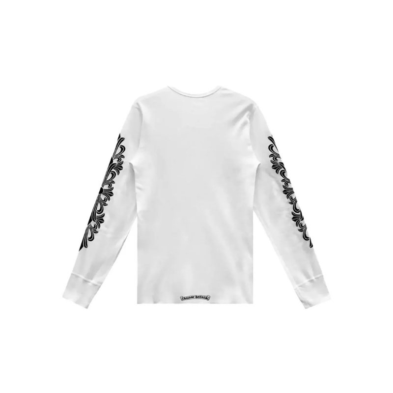 Longsleeve Horseshoe Thermal White | Chrome Hearts