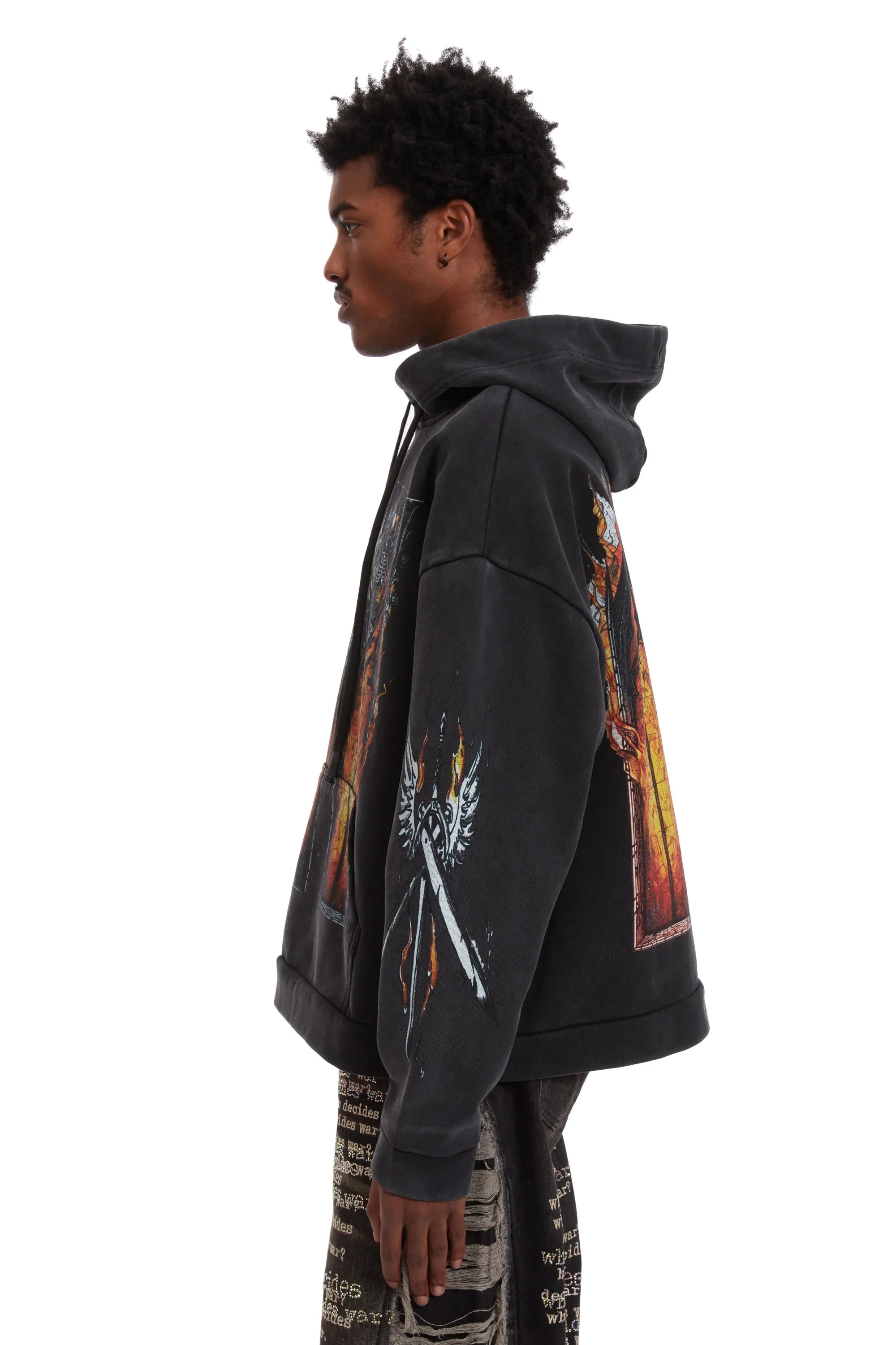Hoodie Ember Chapel Coal | WhoDecidesWar