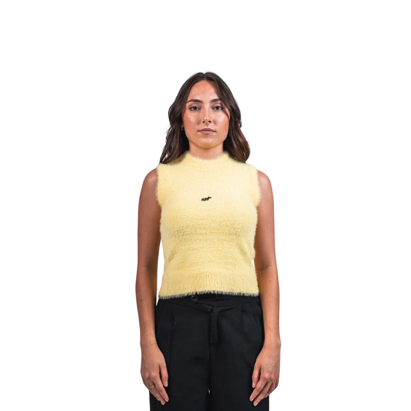 T-shirt Sleeveless Yellow | UNDEFINED 1999