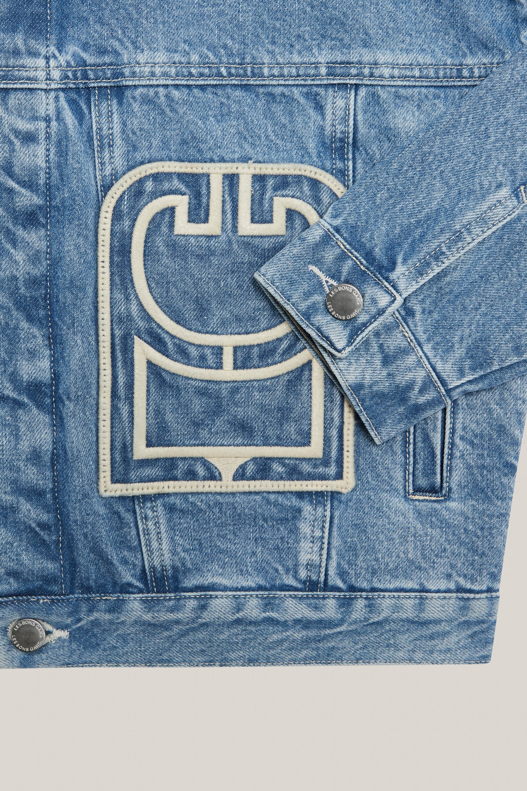 Denim Jacket Seine Azur | Les Bons Gars