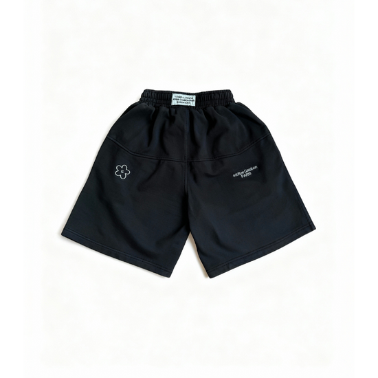 Shorts Double Stitched Black | Maison Guava