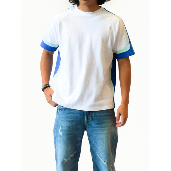 T-shirt Gradient Blue White | Maison Guava
