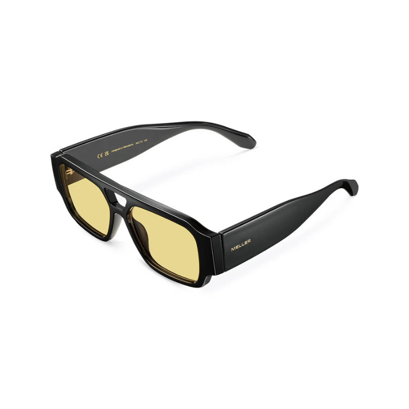 Sunglasses Jahi Black Yellow "JAH-TUTSUN" | MELLER