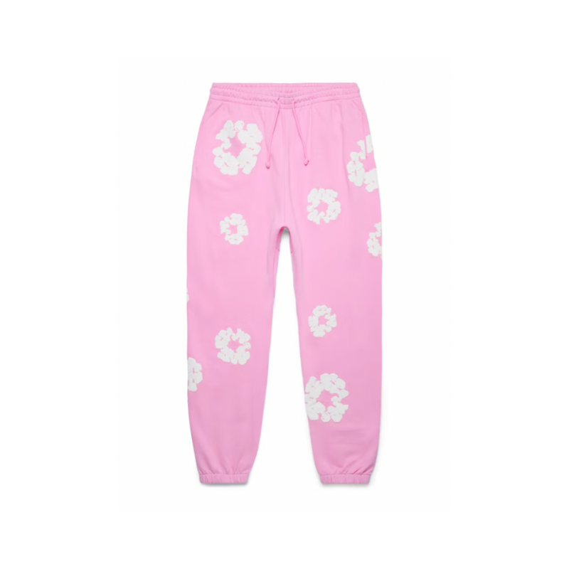 Joggers The Cotton Wreath Pink | Denim Tears