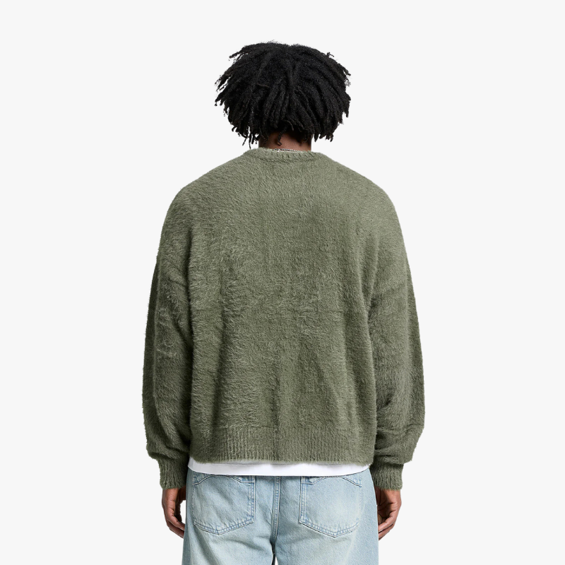 Knitwear Furry Darkgreen | Reternity