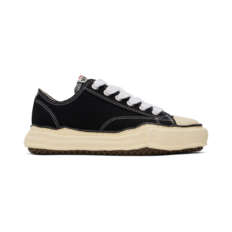 Low-top Hank Vintage Sole Canvas Low 'Black' | Mihara Yasuhiro
