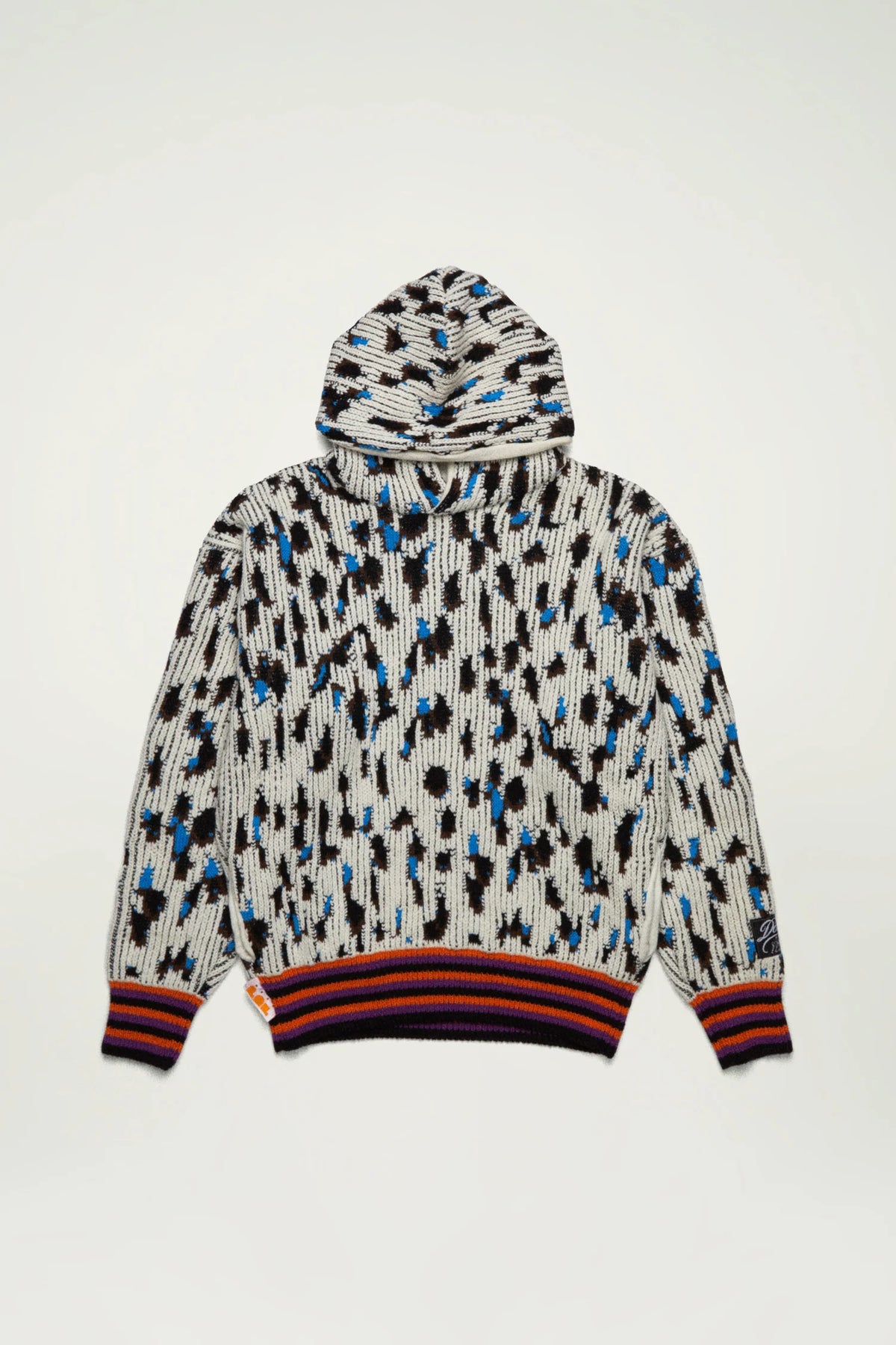 Hoodie Knit Black & Blue | PDF Channel, view 4