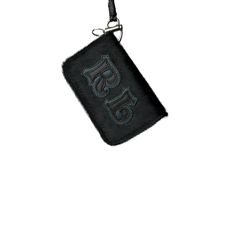 Wallet Pony Obsidian Black Blue | Reveur Lucide
