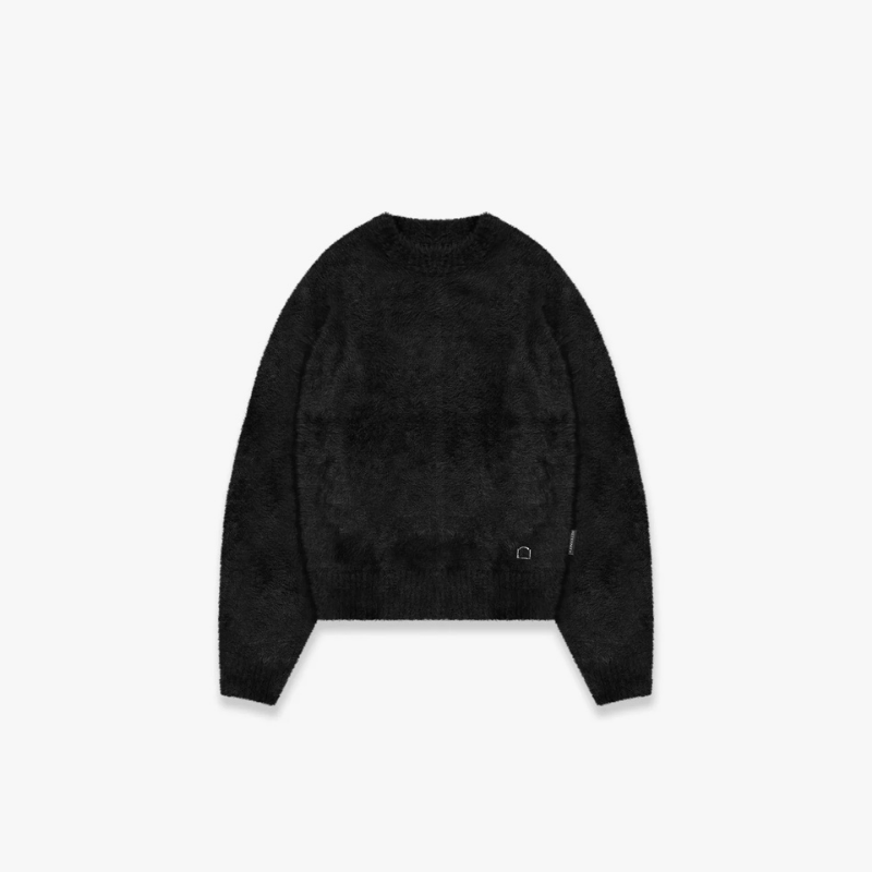 Knitwear Furry Black | Reternity
