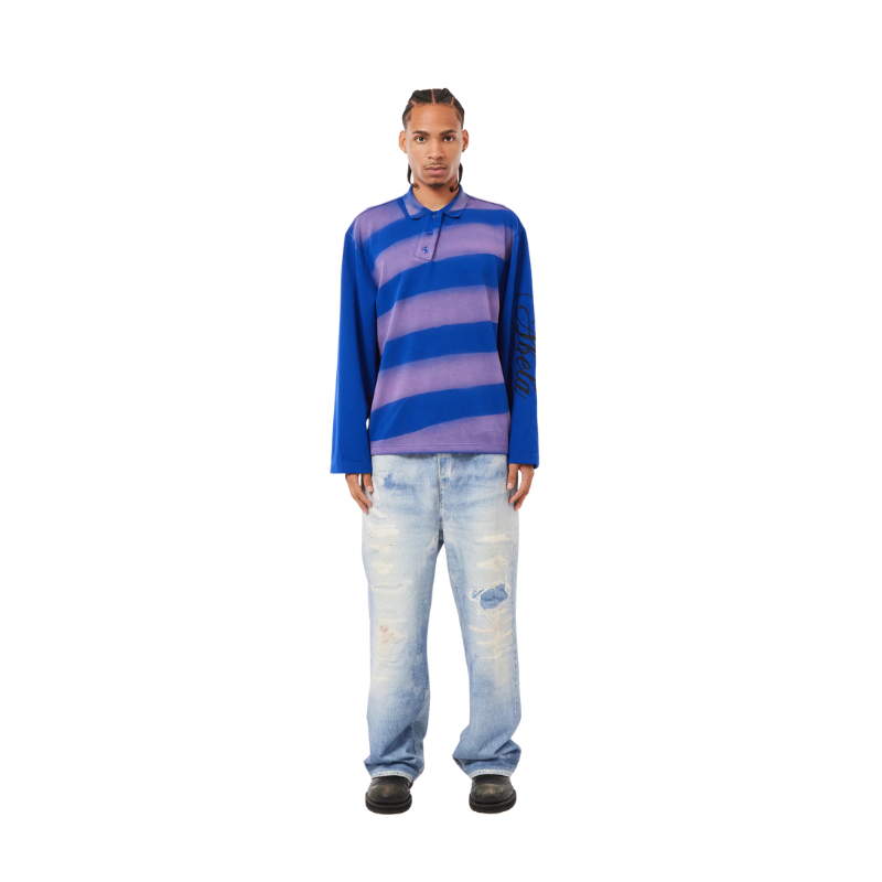 Polo Shirt Blue Stripped | ABELA023