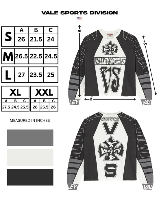 Longsleeve Black & White | Vale Lives