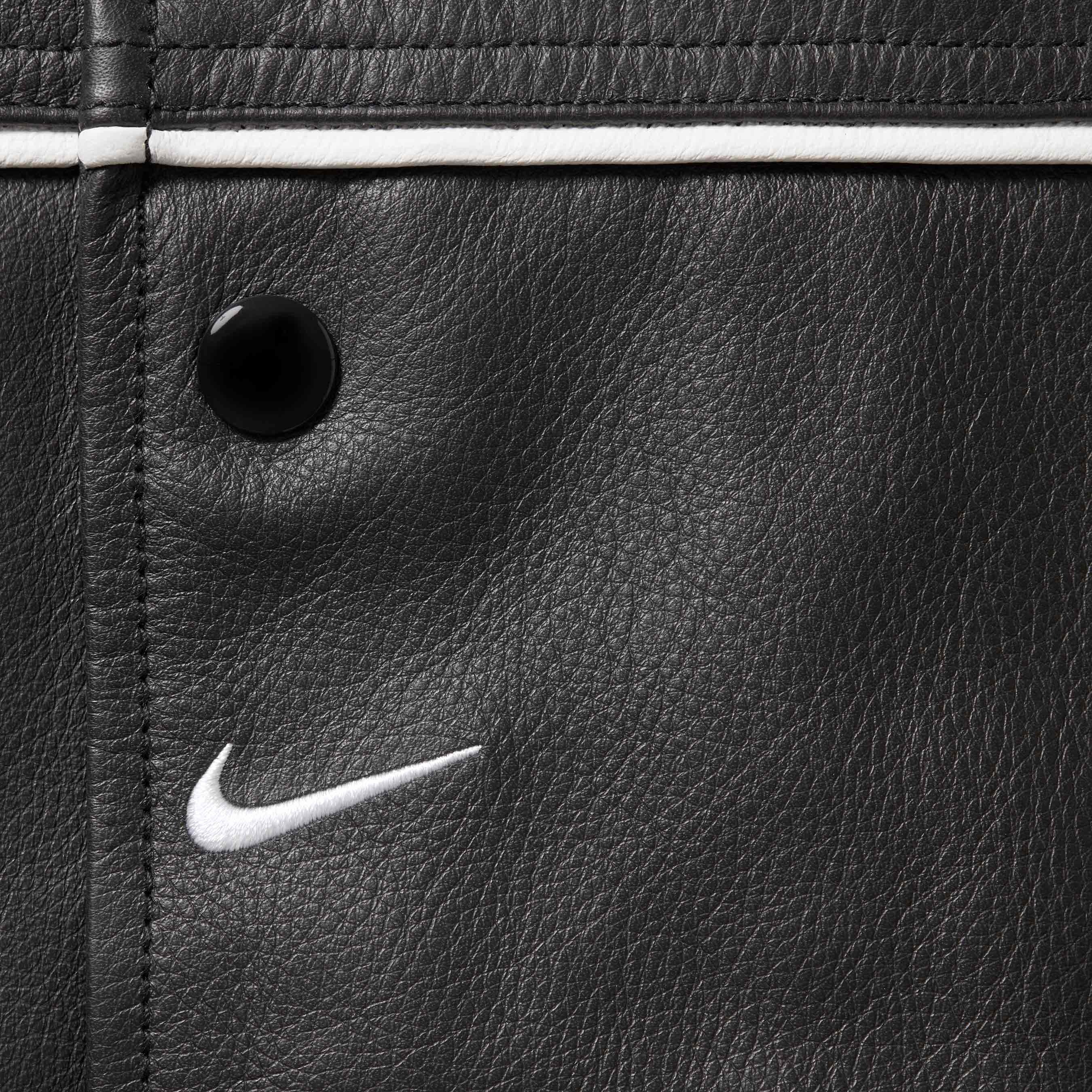 Leather Jacket Black  | Supreme x Nike