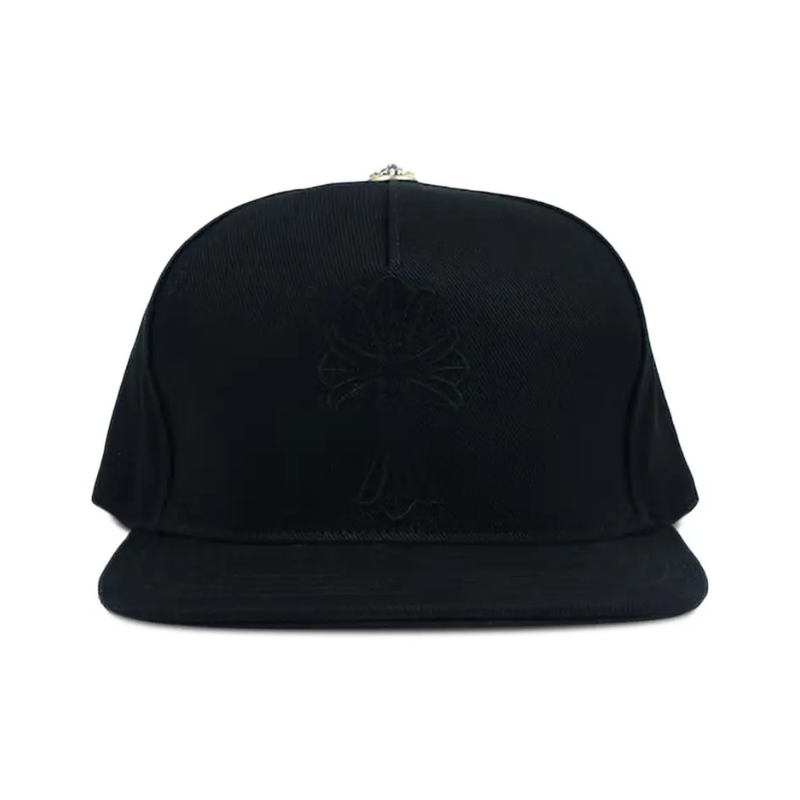 Cap Cross Waxed Denim 'Black' | Chrome Hearts