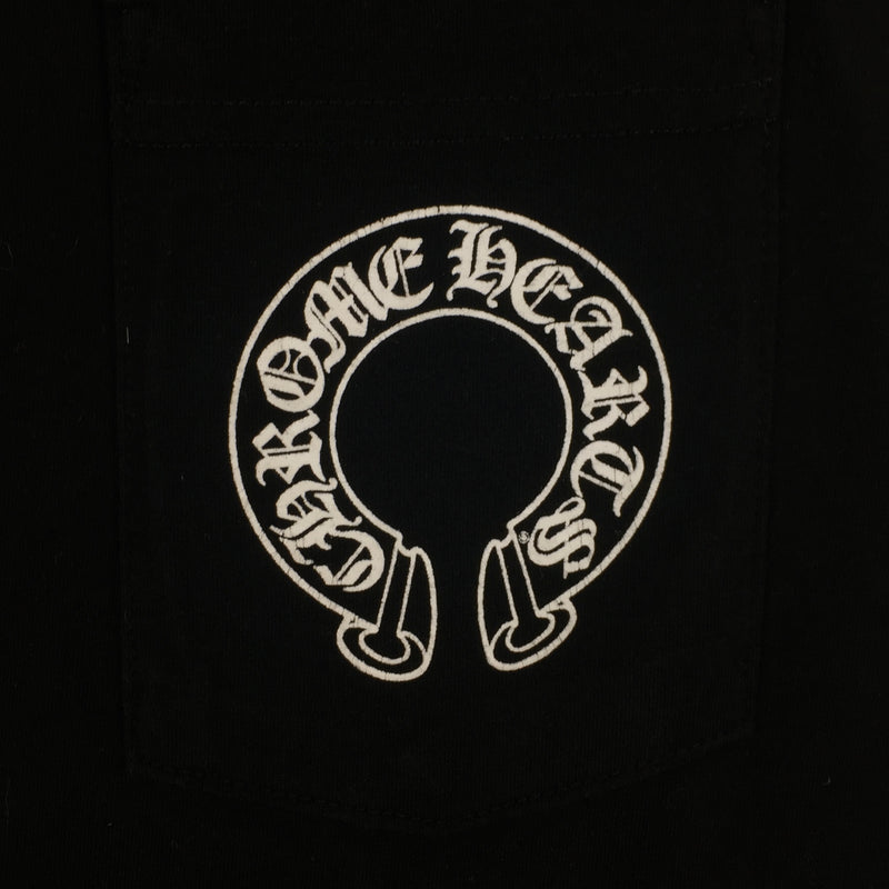 Longsleeve Black Horseshoe Floral Logo | Chrome Hearts