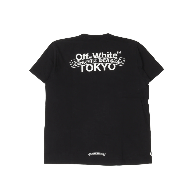 T-shirt Tokyo Exclusive Black | Chrome Hearts x Off White