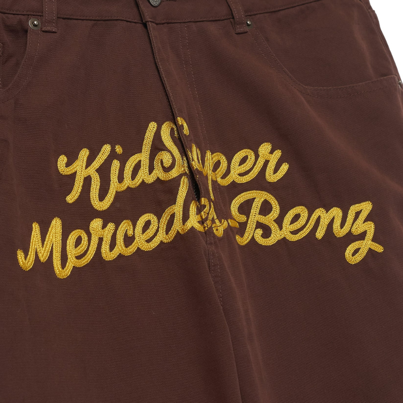 Denim Pants Work Brown | KidSuper x Mercedes Benz