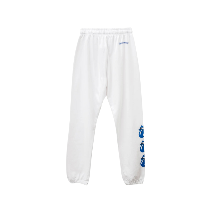 Joggers Rolling Stones Blue White | Chrome Hearts
