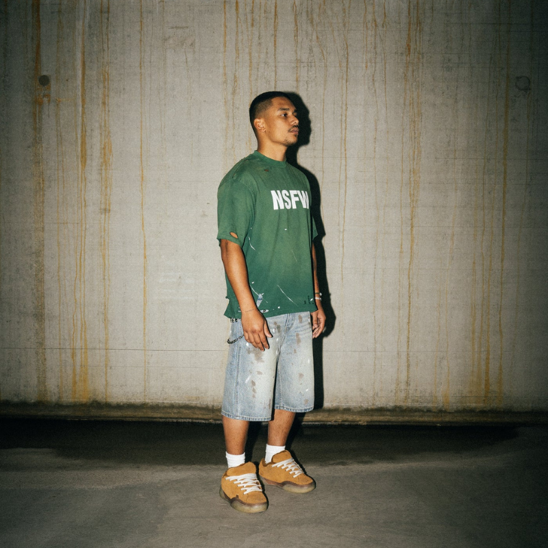 T-shirt Destroyed NSFW Green | Lord Culture