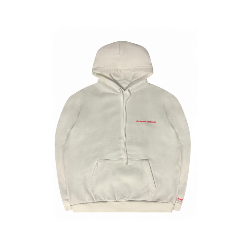 Hoodie Laurie Lynn Stark Signature Stamp White | Chrome Hearts