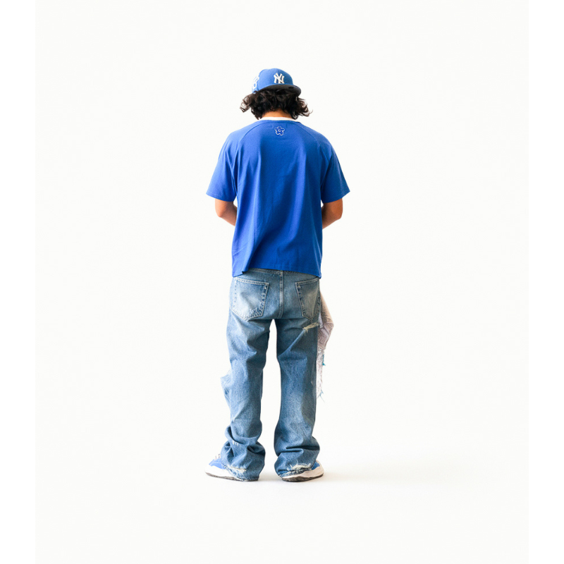 T-shirt Gradient Blue White | Maison Guava