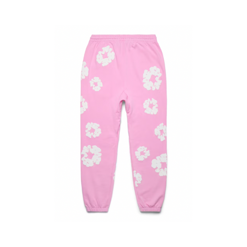 Joggers The Cotton Wreath Pink | Denim Tears