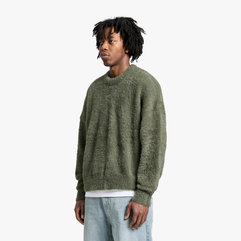 Knitwear Furry Darkgreen | Reternity