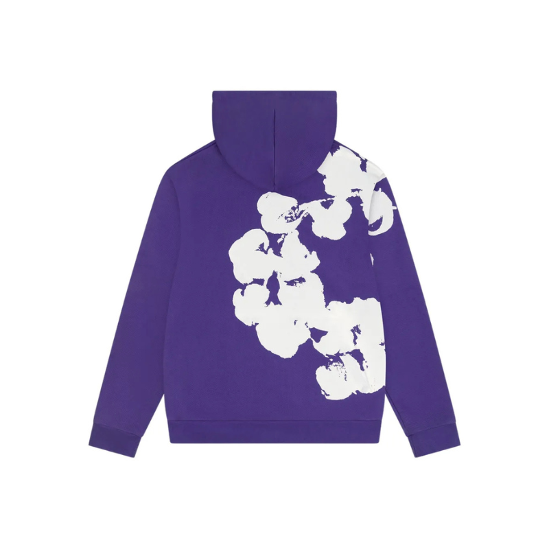 Hoodie Jumbo Wreath Purple | Denim Tears