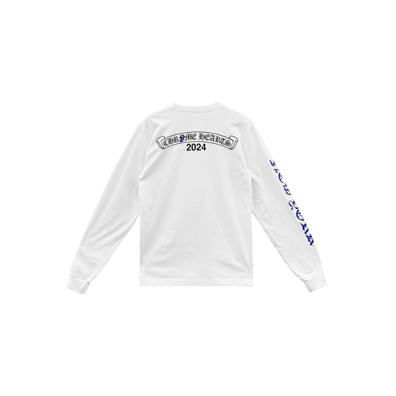 Longsleeve NY 2024 Rolling Stones White | Chrome Hearts