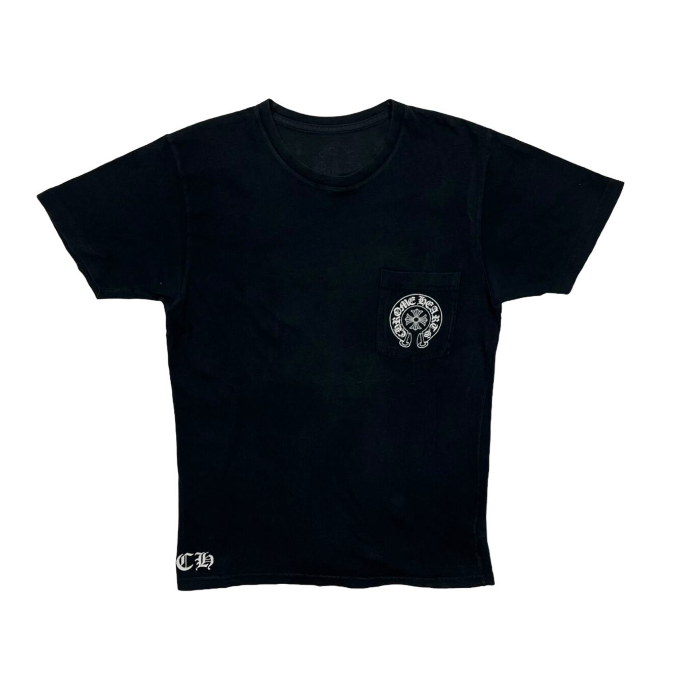 T-shirt Black Horseshoe Logo | Chrome Hearts