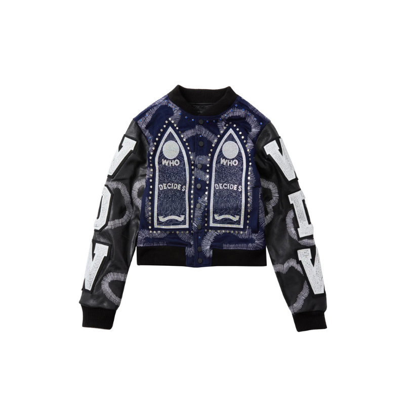 Leather Jacket Hardware Cathedral Blue | WhoDecidesWar