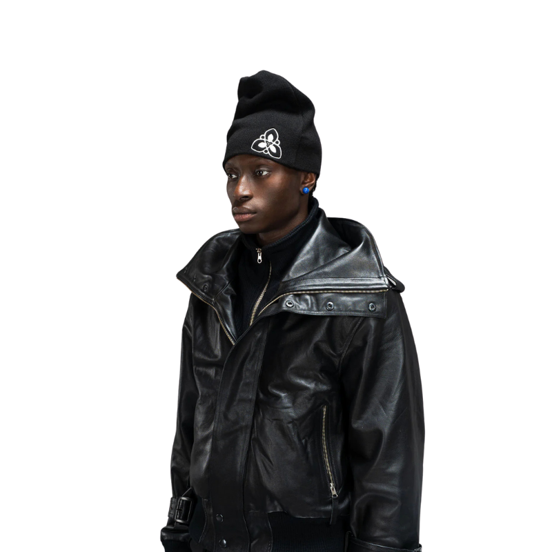 Bomber Leather Black | Les Garçons Pleurent