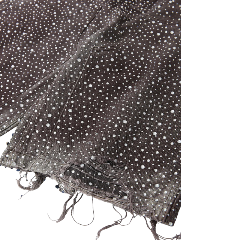 Denim Shorts Diamond Dark Brown | Birth Of Royal Child