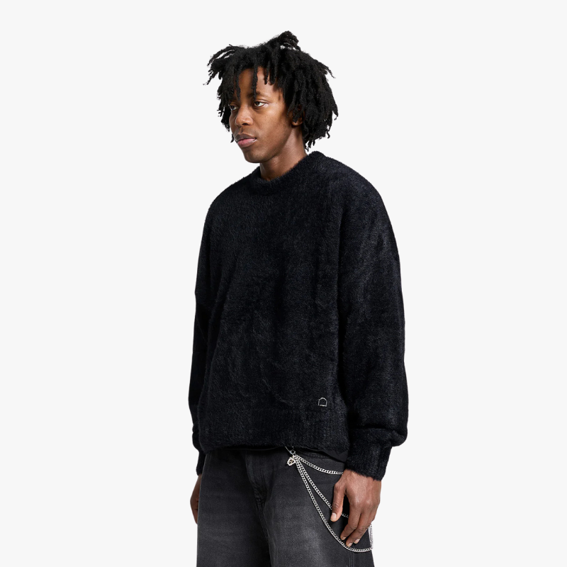 Knitwear Furry Black | Reternity