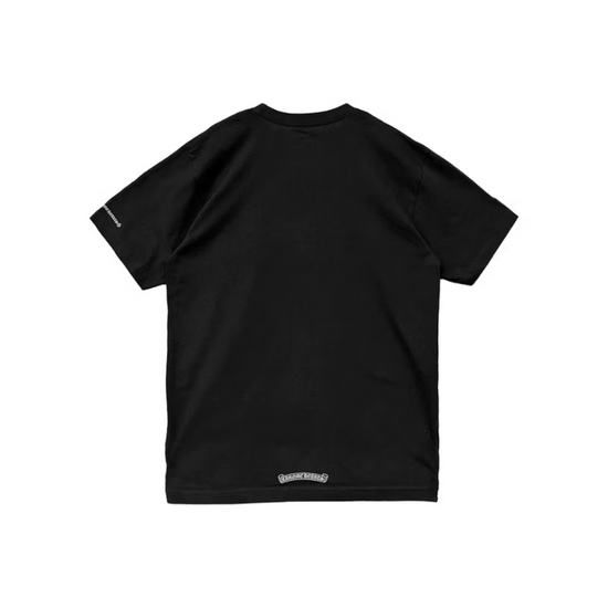 T-shirt Black Neck Logo | Chrome Hearts