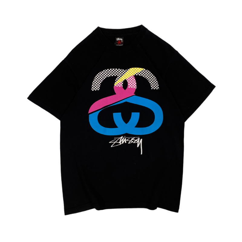 T-shirt Vintage Black S Logo | Stussy – Maison Guava T-shirt Vintage Black S Logo | Stussy – Maison Guava