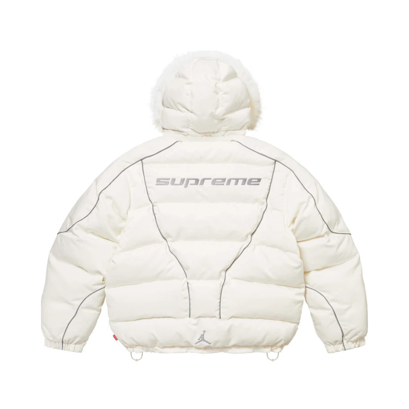 Puffer White | Supreme x Jordan