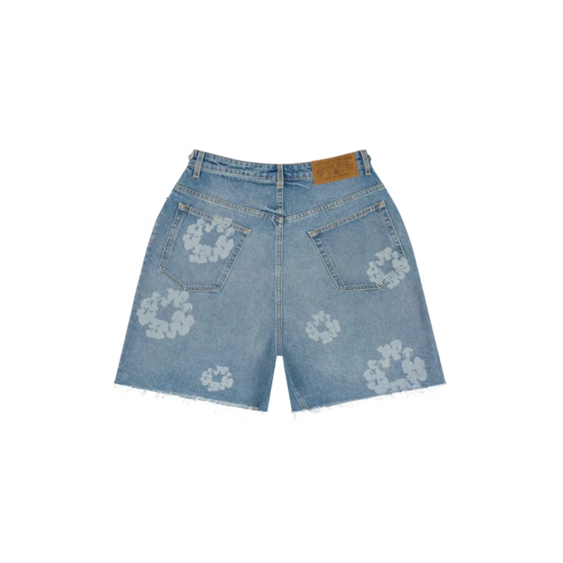 Denim Shorts Laser Wreath | Denim Tears
