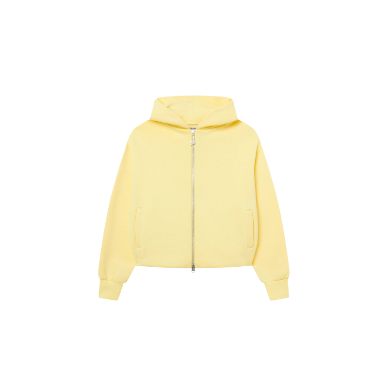 Zip Hoodie Two Way Butter Yellow 2.0 | Perplex
