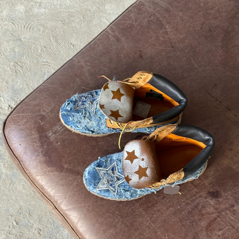 Hi-top Timberland Denim | Dedictd