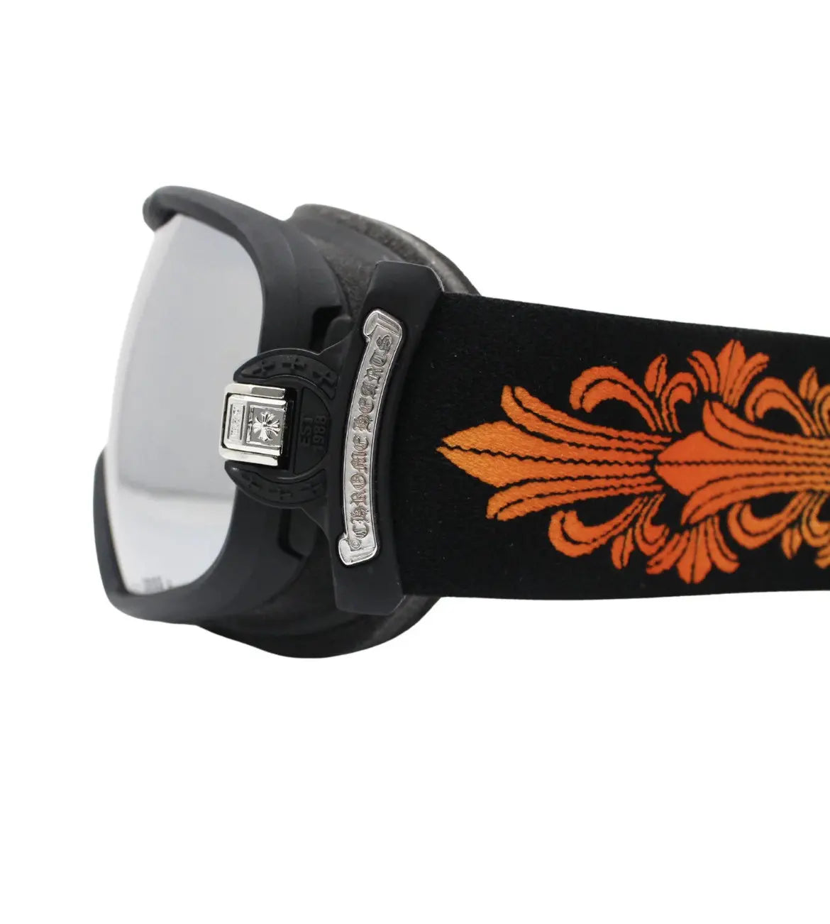 Glasses Ski Mask Black Flamme | Chrome Hearts