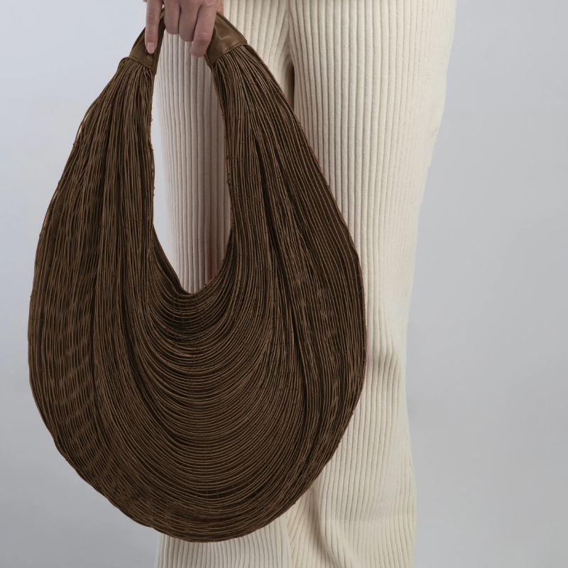 Shoulder bag Shoulder (big size) Dark Chocolate  | Mariana Méndez