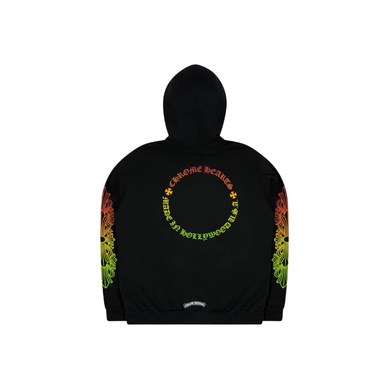 Zip Hoodie Gradient Black | Chrome Hearts, view 2