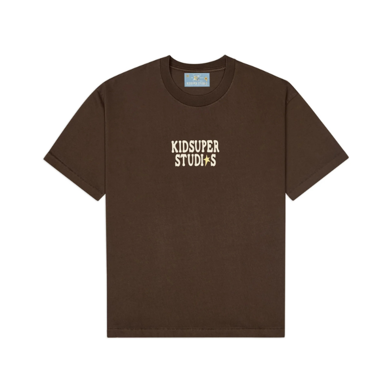 T-shirt The Boy who Jumped the Moon Tee Brown | KidSuper