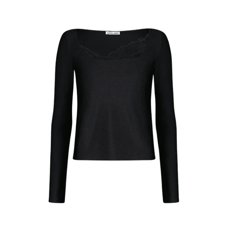 Longsleeve Fitted Lace Trim | Vaillant Studio